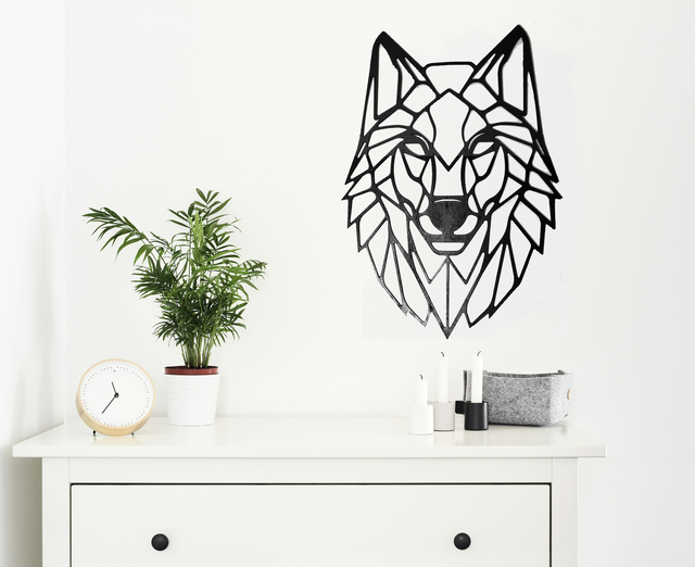 Décoration mural loup