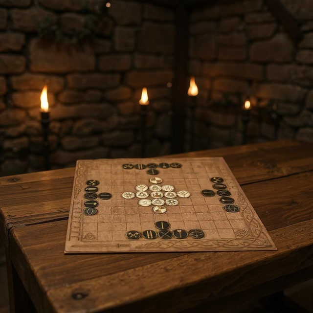 jeu Hnefatafl Viking en bois